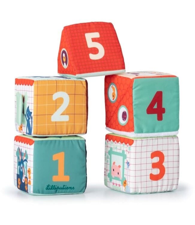 Lilliputiens Lilliputiens - Stapelkubussen Boerderij