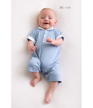 Living Nature Living Nature - Pyjama Shortie Liam Blauwe Mesh