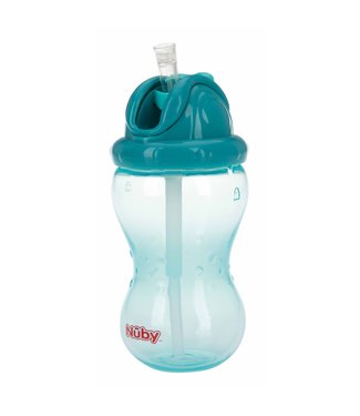 Nuby Nuby - Flip-It antilekbeker – aqua - 360ml - 12m+