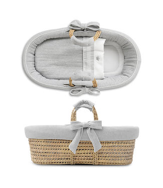 First First - mozes basket   ELLA CRYSTAL GREY - pearlgrey