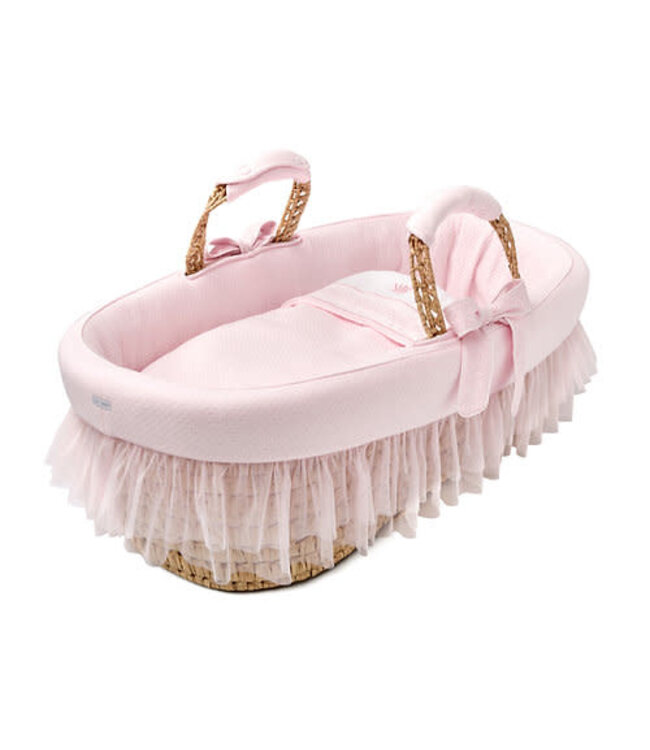 First First - mozes basket   ELLA CRYSTAL PINK - blushpink