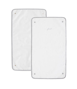 First First - changing pad extra towels ALIXIS CRYSTAL GREY - white-grey