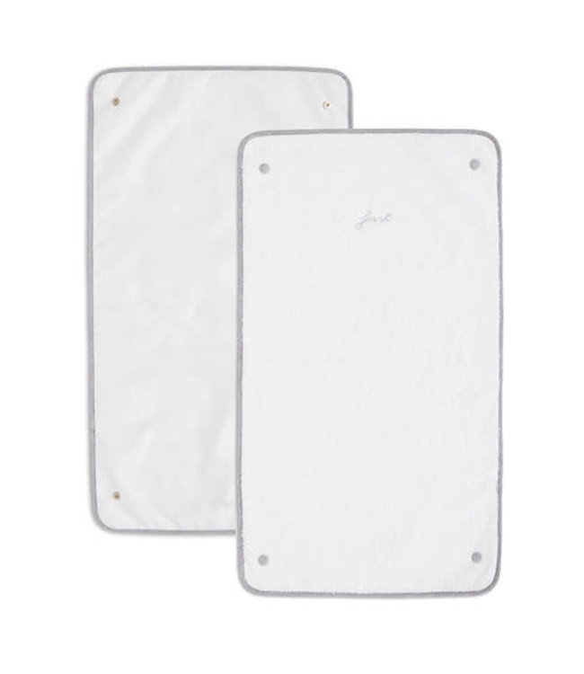 First First - changing pad extra towels ALIXIS CRYSTAL GREY - white-grey