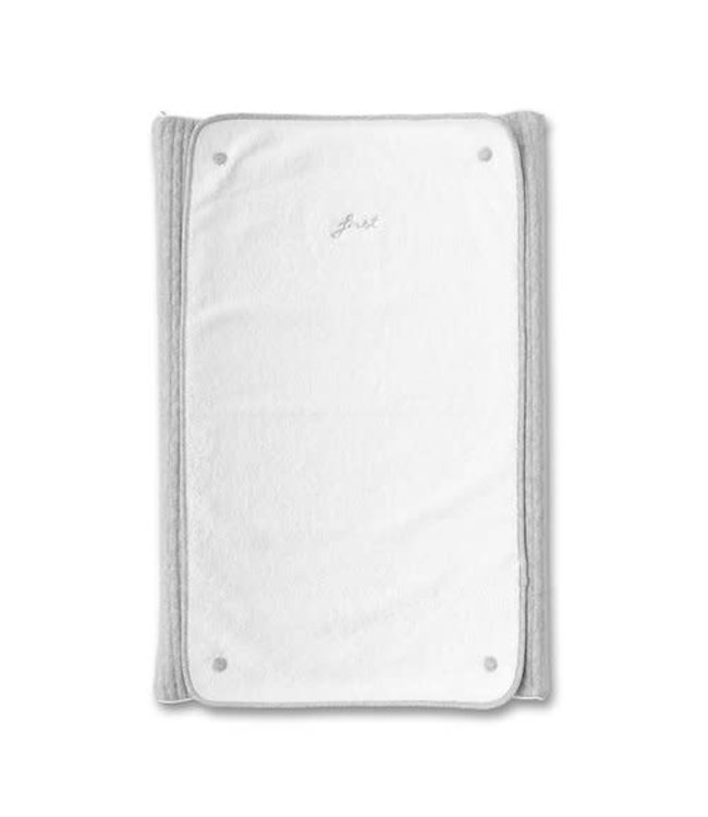 First First - changing pad cover & towel ALIX ESSENTIALS GREY - pearlgrey