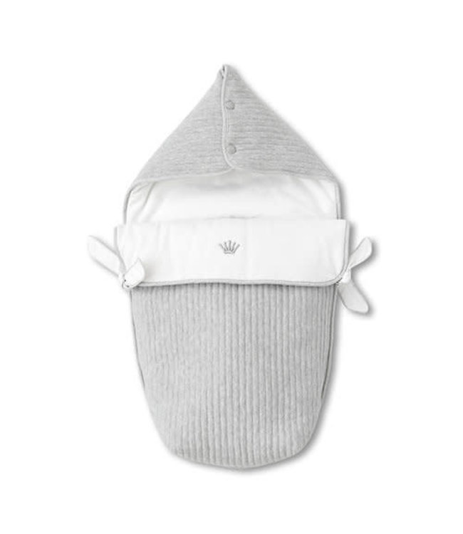 First First - angels nest for car seat NOA ESSENTIALS GREY - pearlgrey