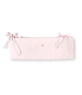 First First - bumper for cot RAQUEL CRYSTAL PINK - blushpink
