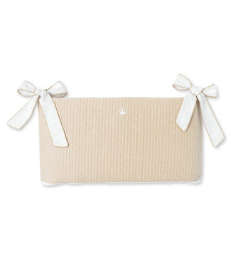 First First - bumper for bed RIPLEY ESSENTIALS BEIGE - beige