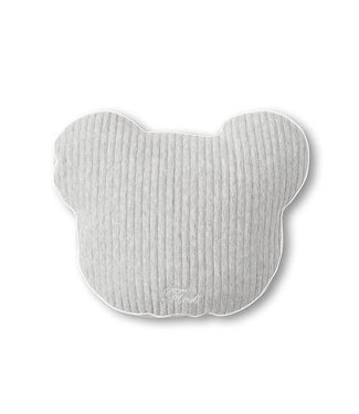 First First - Pillow For Bed Teddy Essentials Grey