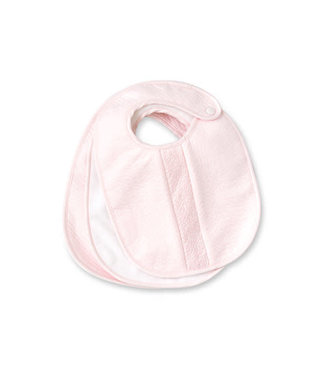 First First - bib set of 3   CRYSTAL PINK - blushpink