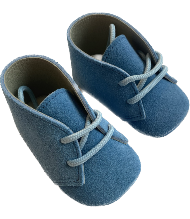 Cambrass Cambrass - Schoentjes - Suede - 9-12M - Blauw