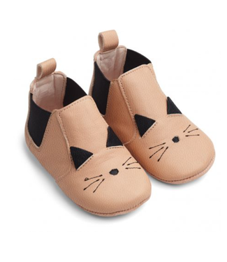 Liewood Liewood - Edith Leather Slippers - Cat Rose - Maat 17