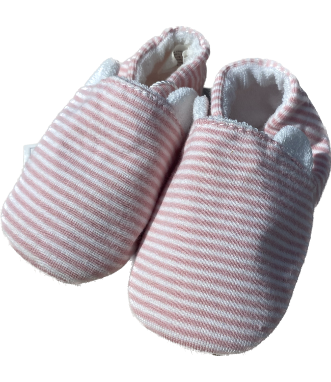 Petit Bateau Petit Bateau - Slofjes Roze/Wit - 17/18