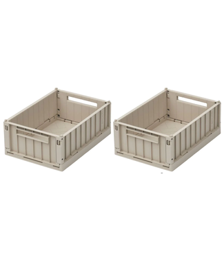 Liewood Liewood - Weston small storage box 2 pack - Sandy