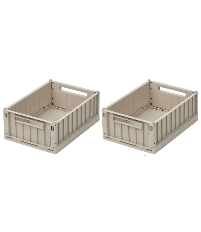 Liewood Liewood - Weston small storage box 2 pack - Sandy
