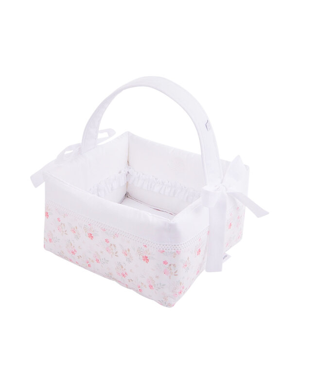 Theophile & Patachou Theophile & Patachou - Verzorgingsmand Roze bloemen (showroommodel)