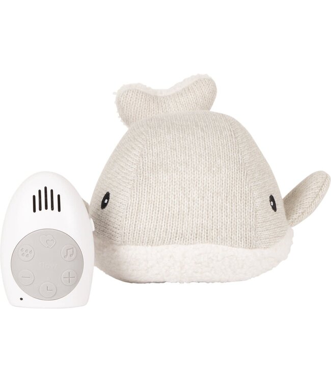 Flow Flow - Hartslag comforter - Moby the Whale - Grijs