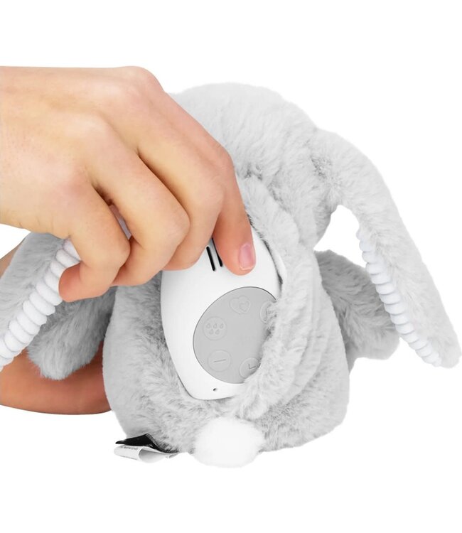Flow Flow - Hartslag comforter - Milo the rabbit - Grijs