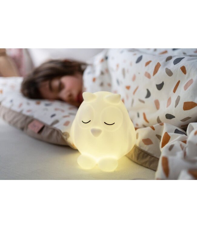 Flow Flow - Nachtlamp - Oscar Wit - Oplaadbaar - Timer - 7 kleuropties