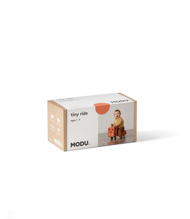 Modu Modu - Activity toy - Tiny Ride  Burnt Orange / Dusty Gre