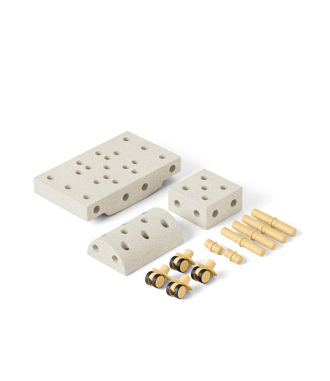 Modu Modu - Curiosity Set  Sand Grey / Honey Yellow