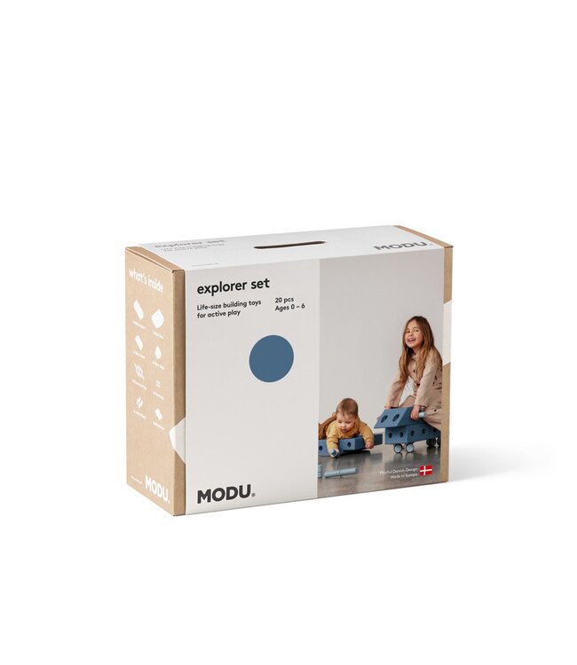 Modu Modu - Explorer Set  Deep Blue / Sky Blue