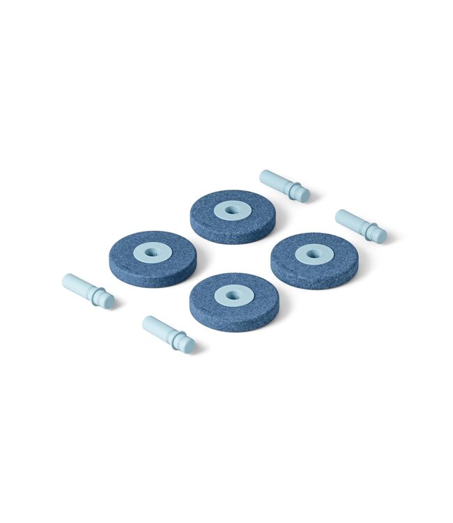 Modu Modu - Foam wielen  Deep Blue / Sky Blue