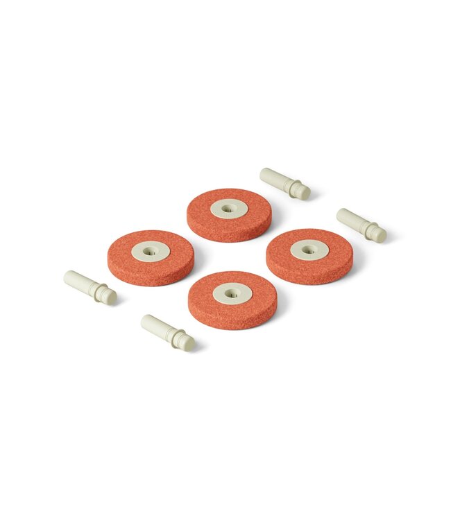 Modu Modu - Foam wielen  Burnt Orange / Dusty Green