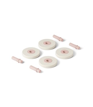 Modu Modu - Foam wielen  Sand Grey / Soft Rose