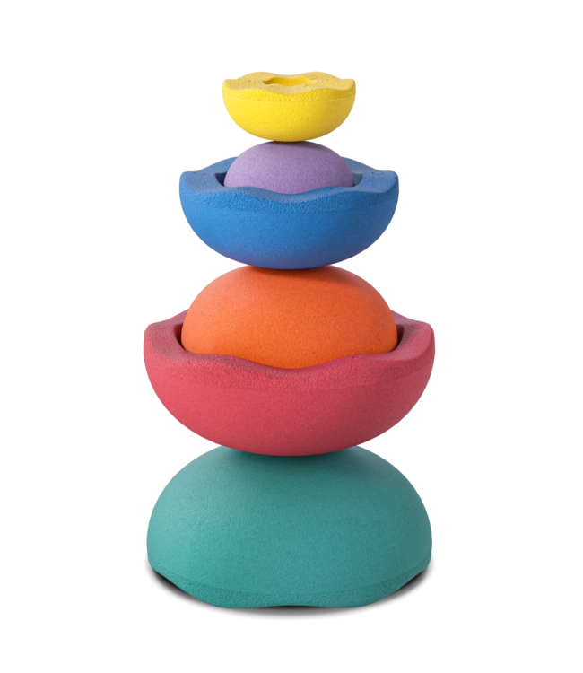 Stapelstein Stapelstein - Inside Classic rainbow violet/blue/dark green/yellow/orange/red