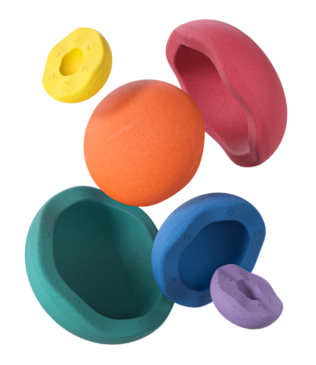 Stapelstein Stapelstein - Inside Classic rainbow violet/blue/dark green/yellow/orange/red