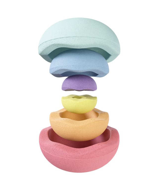 Stapelstein Stapelstein - Inside Pastel rainbow violet/light blue/mint/light yellow/light orange/light red