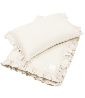 Cotton & Sweets Cotton & Sweets - Margaret Junior bed linen with ruffles (covers) Vanilla