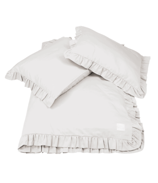 Cotton & Sweets Cotton & Sweets - Margaret Adult bed linen set Light grey 200x220