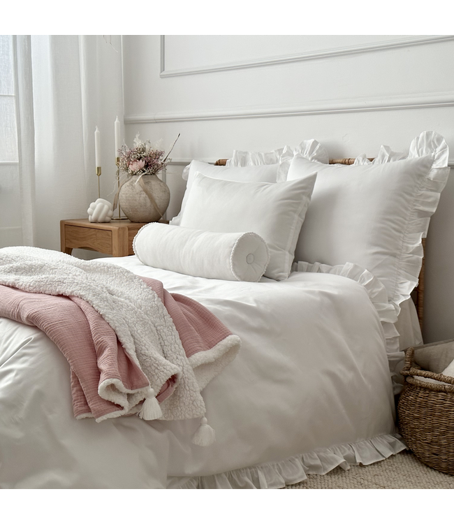 Cotton & Sweets Cotton & Sweets - Margaret Adult bed linen set White 200x220