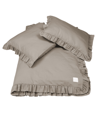 Cotton & Sweets Cotton & Sweets - Margaret Adult bed linen set Taupe 140x200