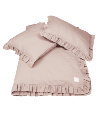 Cotton & Sweets Cotton & Sweets - Margaret Adult bed linen set Dusty pink 160x200