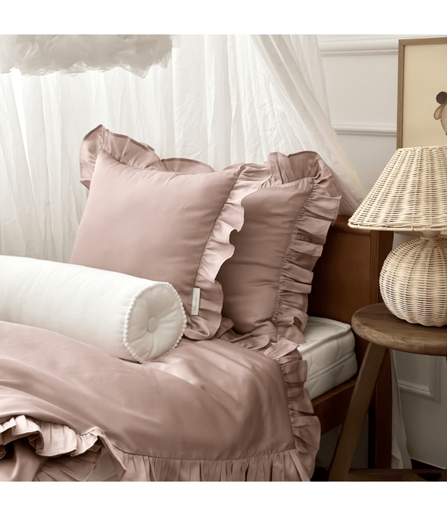 Cotton & Sweets Cotton & Sweets - Margaret Adult bed linen set Dusty pink 140x200