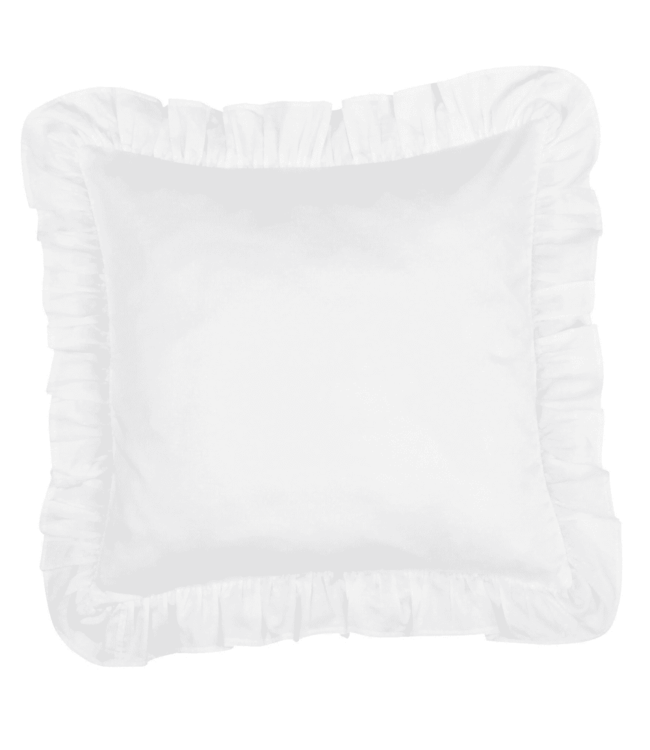 Cotton & Sweets Cotton & Sweets - Margaret Pillow with ruffles - White