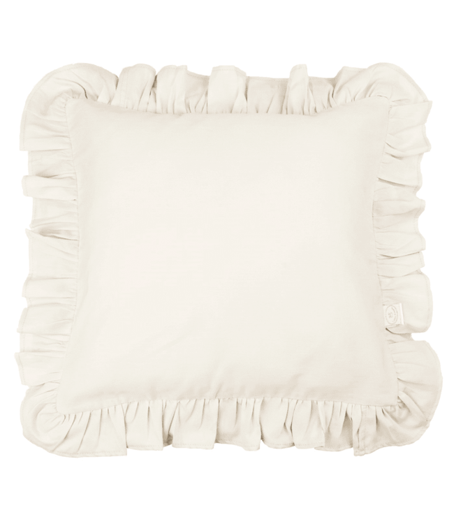 Cotton & Sweets Cotton & Sweets - Margaret Pillow with ruffles - Vanilla