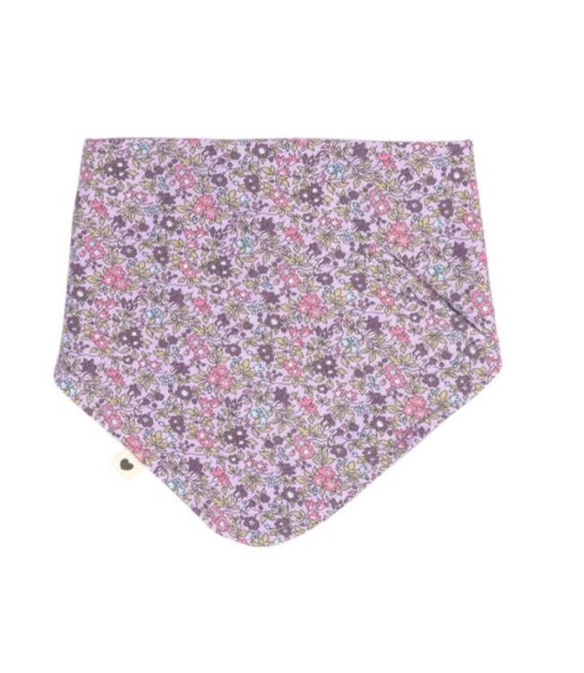 Bibs Bibs x Liberty - Bandana Slab - Chamomile Lawn Purple Sky