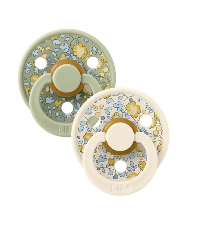 Bibs Bibs x Liberty - Kleur 2 Pack Eloise - Sage Mix - T1