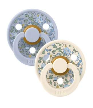 Bibs Bibs x Liberty - Kleur 2 Pack Eloise - Dusty Blue Mix - T2