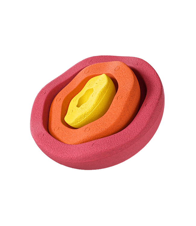 Stapelstein Stapelstein - Inside Classic Warm red/orange/yellow