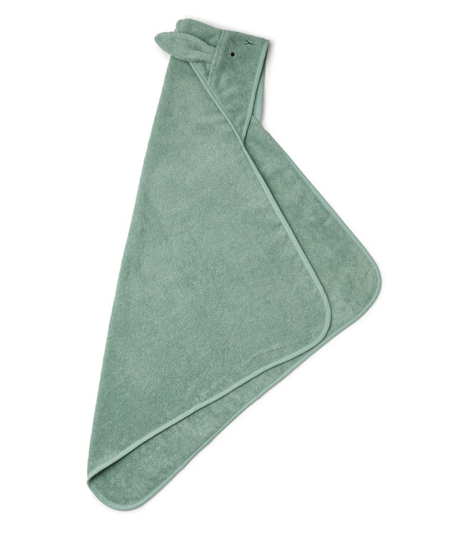 Liewood Liewood - Albert hooded towel 7376 Rabbit peppermint