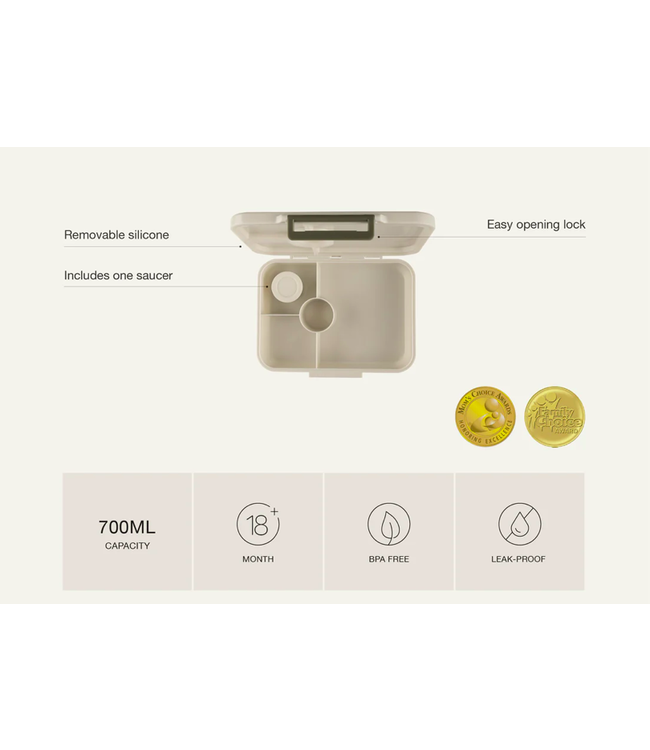 Citron Citron - Luchbox Tritan Dino White