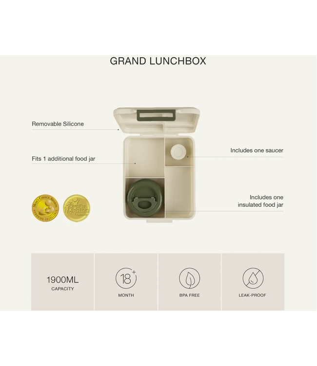 Citron Citron - Lunchbox with Hot Food Jar Cream