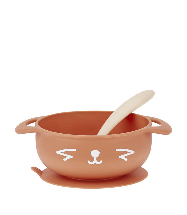 Babymoov Babymoov - TAST'ISY Silicone kit kommetje en lepel Vos