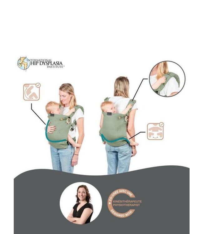 Babymoov Babymoov - PORTE BEBE EVOLUTIF MOOV & BOOST Vert sauge