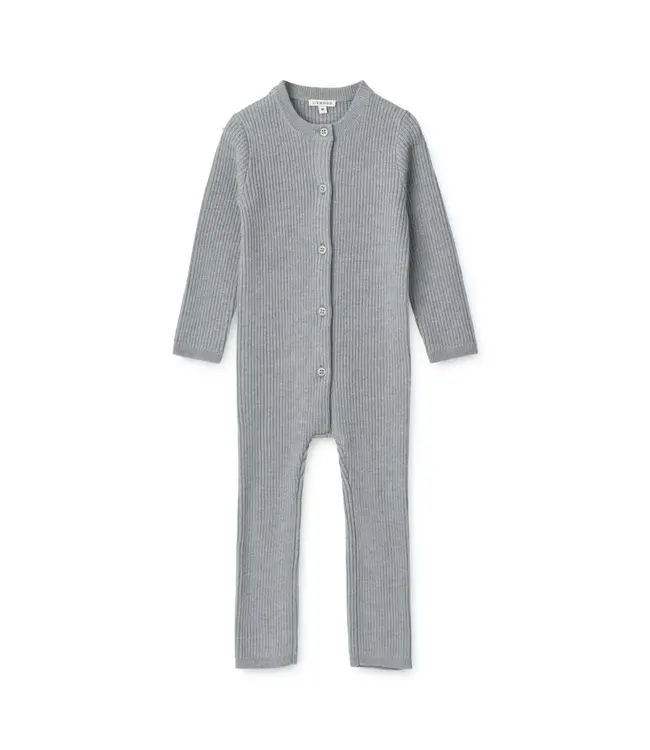 Liewood Liewood - Igor Merino Jumpsuit - Grey melange