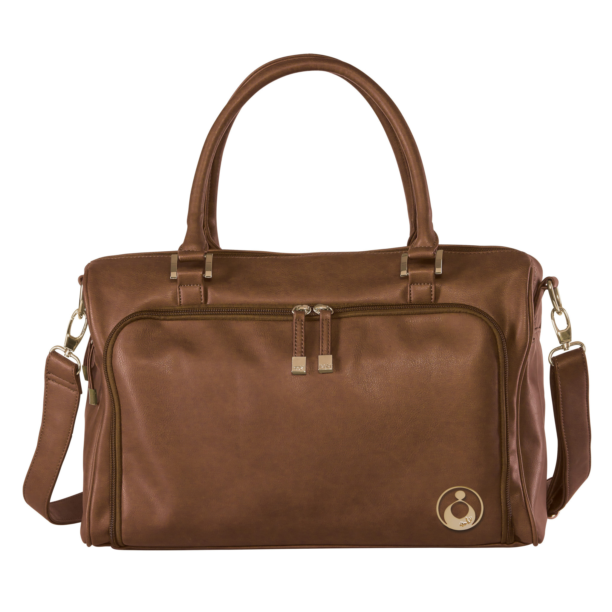 Isoki double zip satchel redwood hotsell